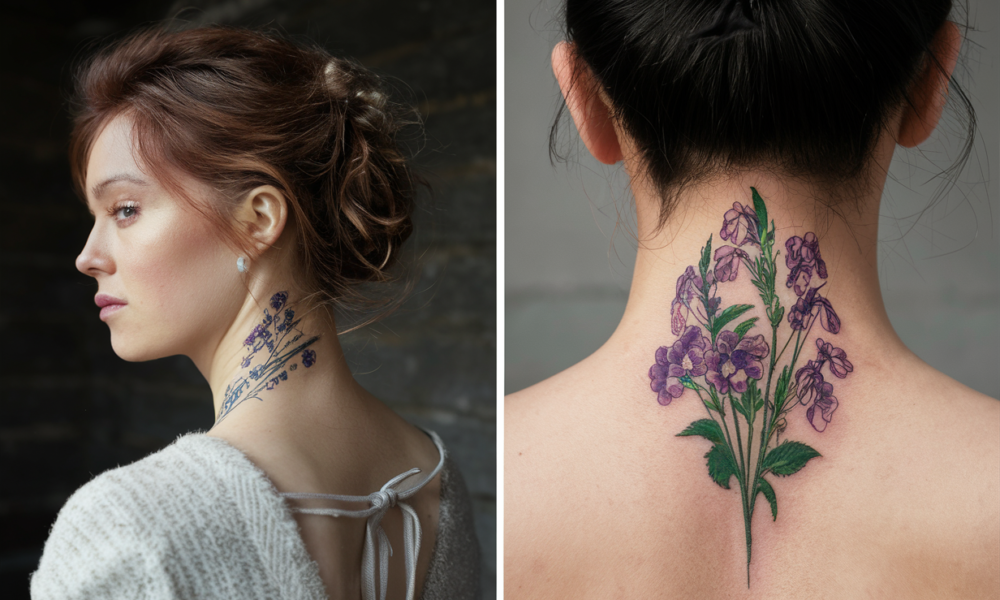 February Birth Flower Tattoo idea