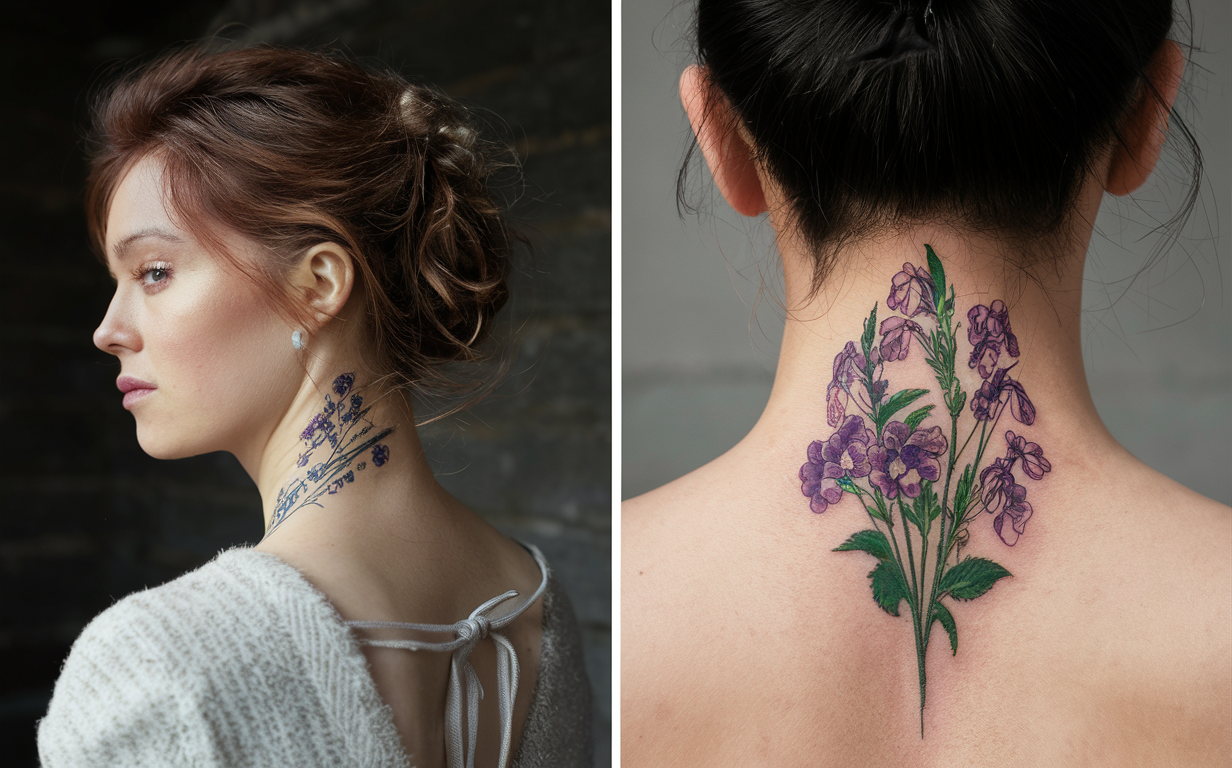 February Birth Flower Tattoo idea