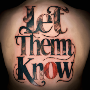 “Let Them Know” Tattoos 16