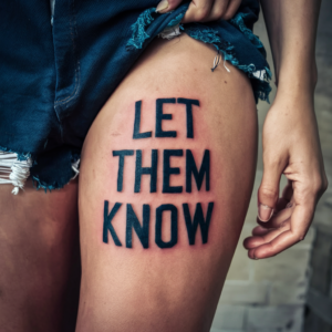 “Let Them Know” Tattoos 18