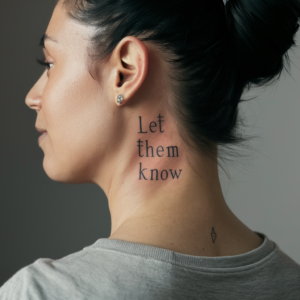 “Let Them Know” Tattoos 3