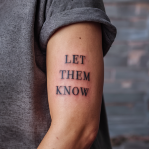 “Let Them Know” Tattoos 8