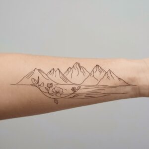 Minimalist Forearm Tattoos 10