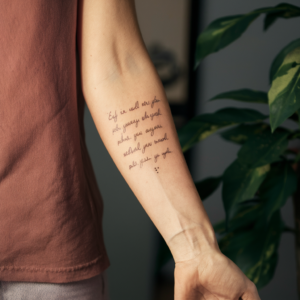 Minimalist Forearm Tattoos 6