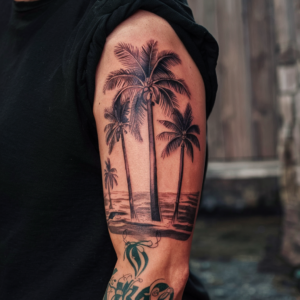 Palm Trees tattoos 3