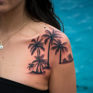 Palm Trees tattoos 9