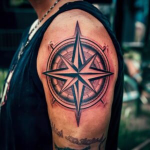 Viking Compass Tattoos 1