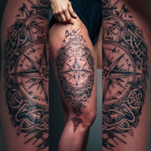 Viking Compass Tattoos 9