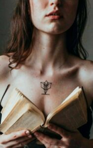 book tattoo minimalist