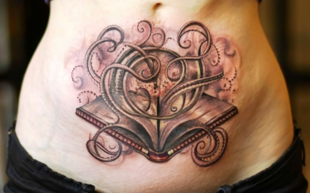 Book Tattoo for female