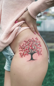 cherry blossom tree tattoo 14