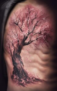 cherry blossom tree tattoo 2