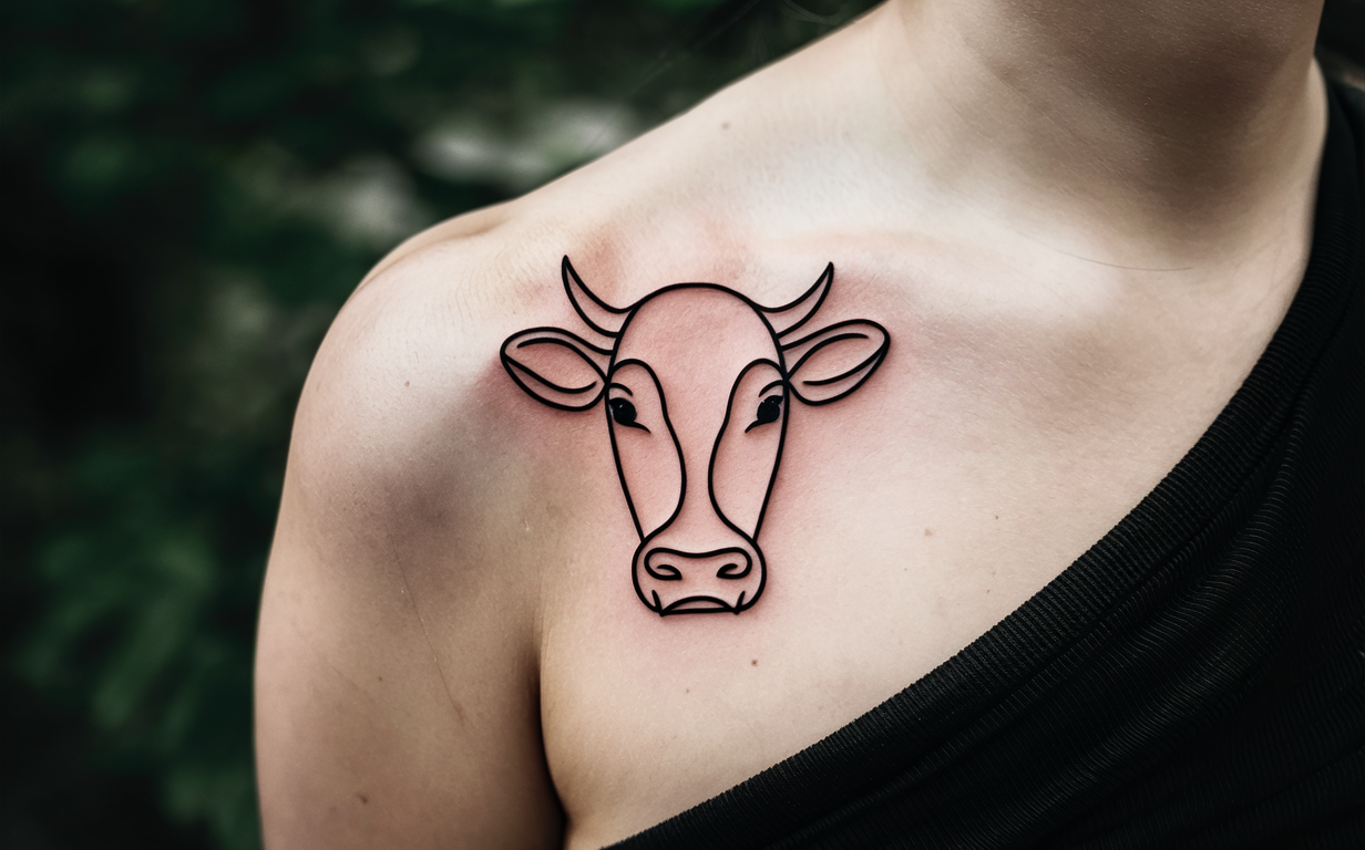 cow tattoos cover