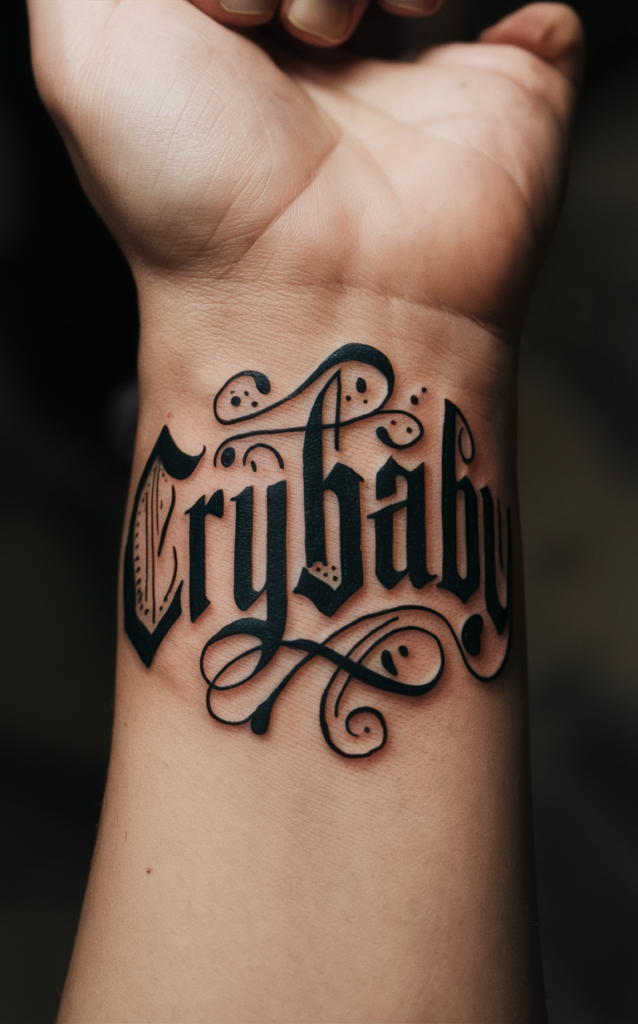 Crybaby tattoos designs