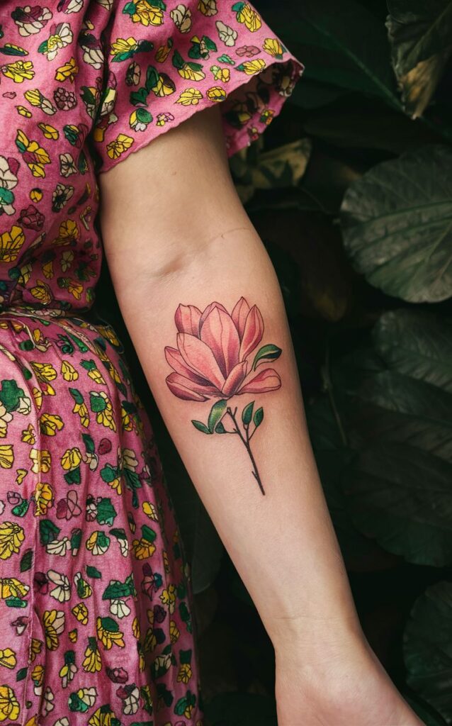 Magnolia flower tattoos small - Magnolia flower tattoos simple - Magnolia flower tattoos meaning - Magnolia flower tattoos for guys - Magnolia tattoo meaning - Magnolia tattoo ideas