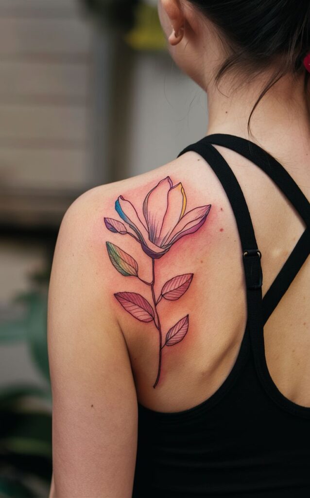 Magnolia flower tattoos small - Magnolia flower tattoos simple - Magnolia flower tattoos meaning - Magnolia flower tattoos for guys - Magnolia tattoo meaning - Magnolia tattoo ideas