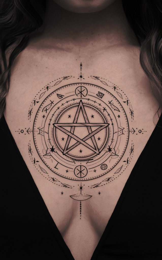 witch tattoo symbols