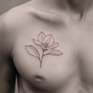 Artistry Female Chest Tattoos 13