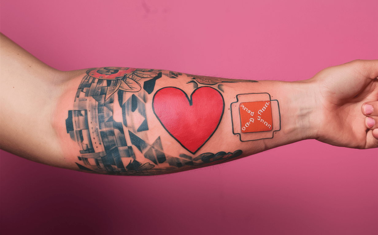 Band Aid Tattoo Idea
