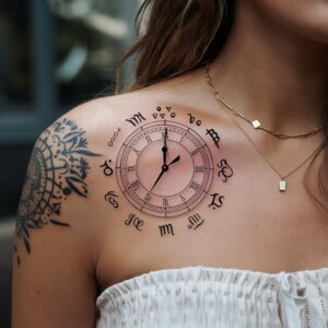 Birth Clock Tattoos 1