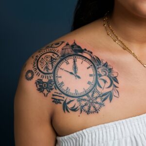 Birth Clock Tattoos 10