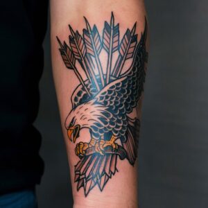 Eagle Forearm Tattoo 10