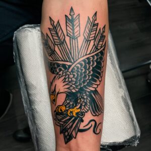 Eagle Forearm Tattoo 11