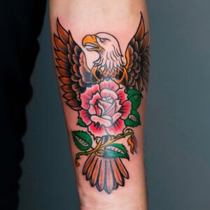 Eagle Forearm Tattoo 13