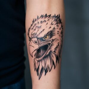 Eagle Forearm Tattoo 14