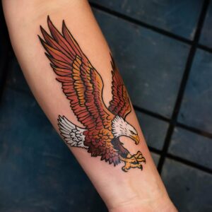 Eagle Forearm Tattoo 2