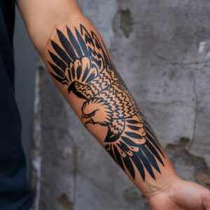 Eagle Forearm Tattoo 3