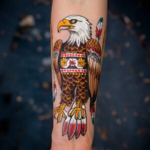 Eagle Forearm Tattoo 9