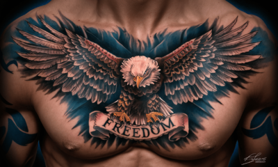Eagle tattoo idea for men