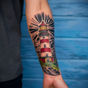 Lighthouse Tattoo 1