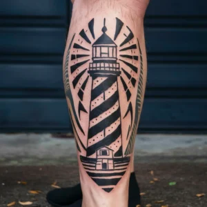 Lighthouse Tattoo 10