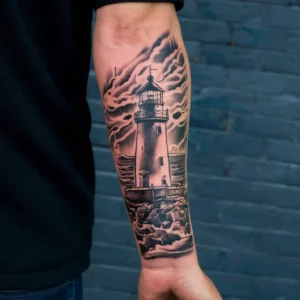 Lighthouse Tattoo 11