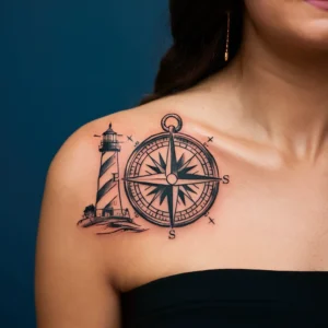 Lighthouse Tattoo 12