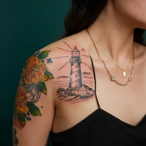 Lighthouse Tattoo 8