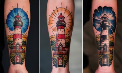Lighthouse Tattoos Ideas for female
