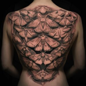 Moth Tattoos 17