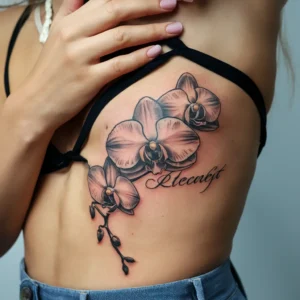 Orchid tattoos small -Orchid tattoo meaning -Orchid tattoos for females - Orchid tattoo male -Simple orchid tattoos - Orchid tattoo black and white