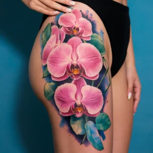 Orchid tattoos small -Orchid tattoo meaning -Orchid tattoos for females - Orchid tattoo male -Simple orchid tattoos - Orchid tattoo black and white