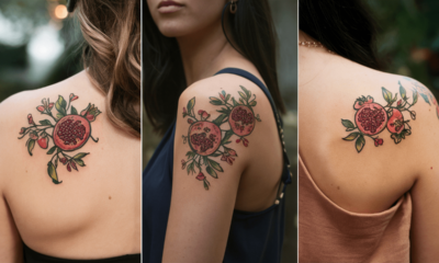 Pomegranate Blossom Tattoo
