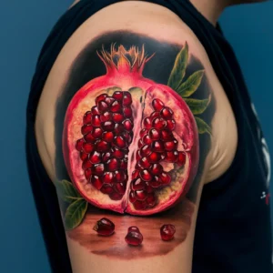 Pomegranate tattoo small - pomegranate tattoo meaning - pomegranate tattoo black and white - pomegranate tattoo persephone - Pomegranate tattoo ideas - pomegranate tattoo fine line