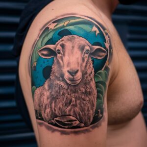 Sheep tattoos small - Sheep tattoos for men - sheep tattoos for females - Sheep tattoos for guys - sheep tattoo meaning - sheep tattoo ideas