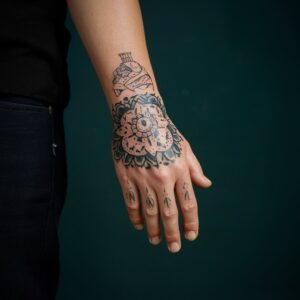 Traditional Hand Tattoos 9