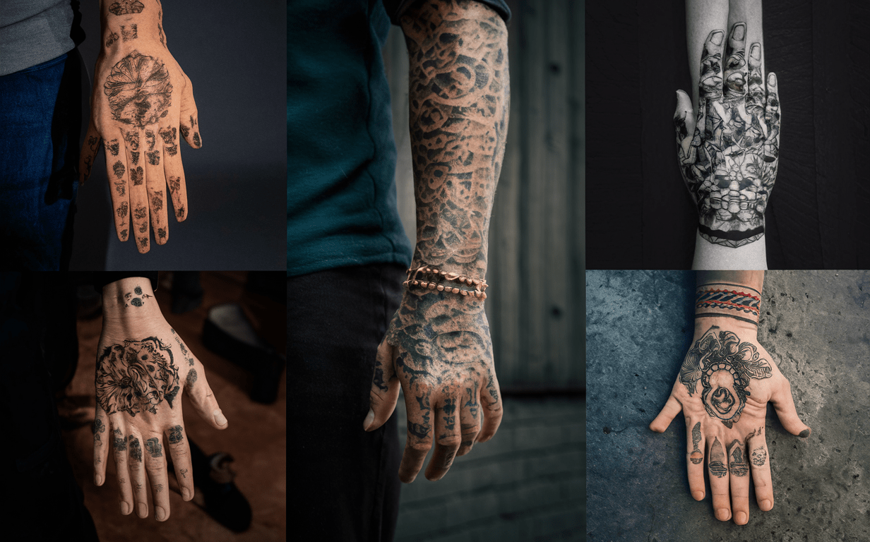 Traditional Hand Tattoos Ideas