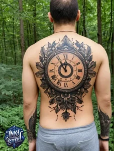 Temporary birth clock tattoos - Birth clock tattoo with name - Birth clock tattoos for guys - Birth clock tattoo small - Birth clock tattoo ideas - Time of birth Tattoo small