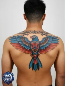 Thunderbird tattoo meaning -Thunderbird tattoo simple - Is a thunderbird tattoo offensive - Thunderbird Tattoo design - Thunderbird tattoo sleeve - Tribal thunderbird tattoo designs - Traditional thunderbird Tattoo - Native American thunderbird tattoo