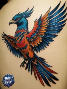 Thunderbird tattoo meaning -Thunderbird tattoo simple - Is a thunderbird tattoo offensive - Thunderbird Tattoo design - Thunderbird tattoo sleeve - Tribal thunderbird tattoo designs - Traditional thunderbird Tattoo - Native American thunderbird tattoo